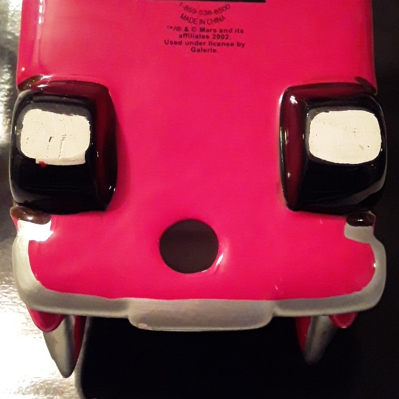 M&M's M&M Hot Rod Car Candy Dish Red Auto Yellow G - Picture 13 of 14